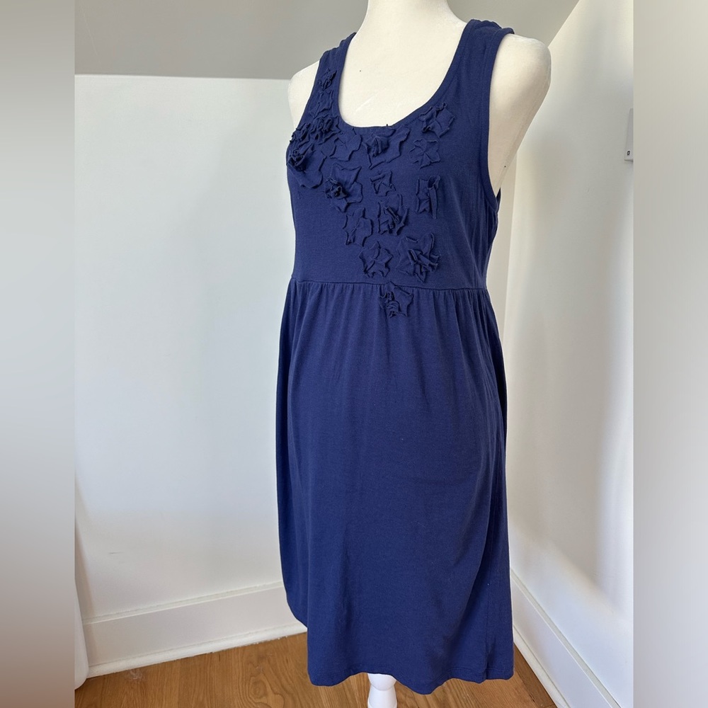 Navy loft dress in MP with sweet floral detail